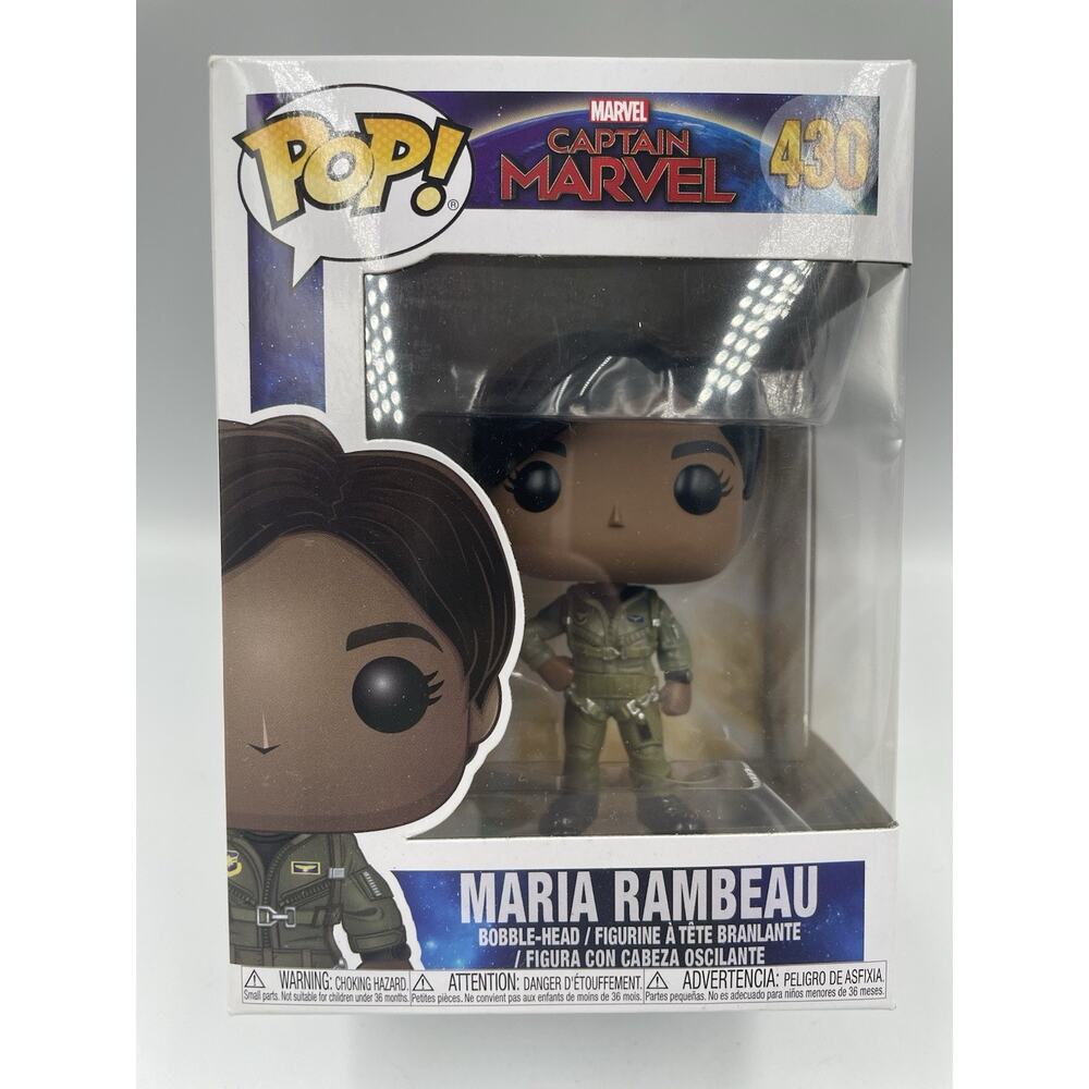 VAULTED Funko POP! MARVEL Captain Marvel #430 MARIA RAMBEAU New In Box